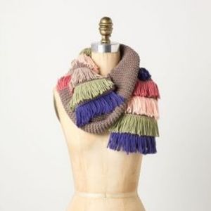 Anthropologie Fringefall scarf by Zene Bosnia